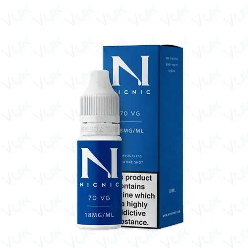 70vg-freebase-18mg--nic-nic-shot-e-liquid Nic Nic 70/30 Flavourless Freebase 18mg Nicotine Shot