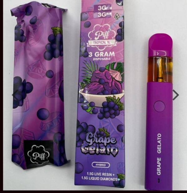 Piff bars 3g disposables